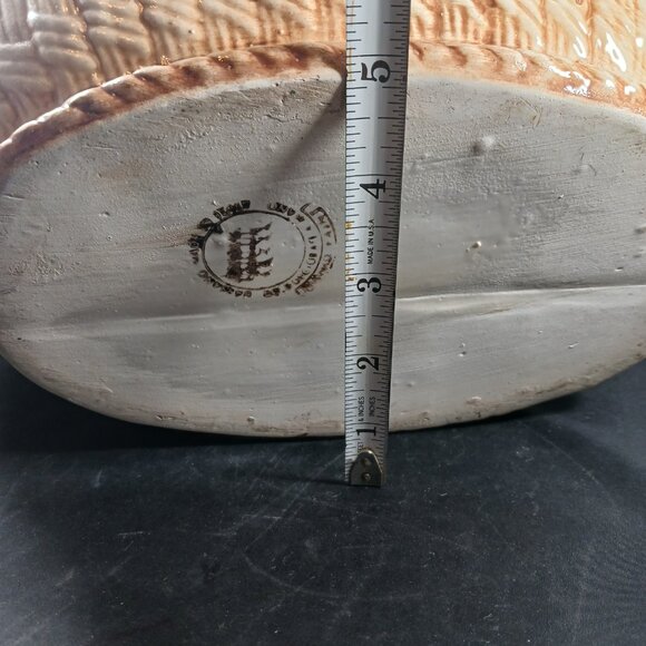 Vintage Italian Bassano Porcelain Fruit Basket Mojalica Style MCM - Picture 6 of 15